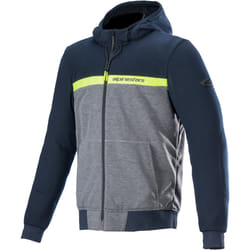 Alpinestars Chrome Street Motorcycle Textile Jacket, blue-yellow, Size M for Men