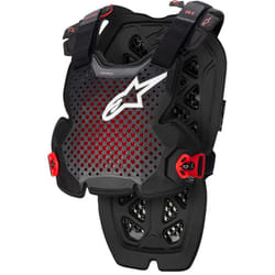 Alpinestars A-1 Pro Chest Protector, black-red, Size 2XL for Men