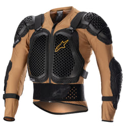 Alpinestars 6506823-814-S motorcycle jacket/vest Male Black, Sand, Orange