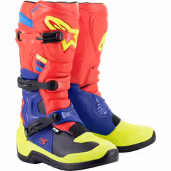 Alpinestars Tech 3 Motocross Boots, red-blue, Size 39 for Men
