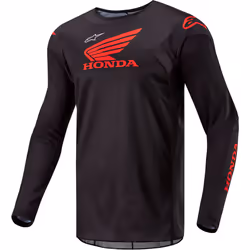 Alpinestars Honda Racer Iconic Motocross Jersey, black-red, Size XL for Men