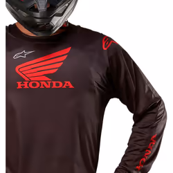 Alpinestars Honda Racer Iconic Motocross Jersey, black-red, Size XL for Men