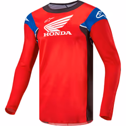 Alpinestars Honda Racer Iconic Motocross Jersey, black-white-red, Size 2XL for Men