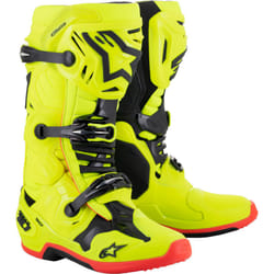 Alpinestars Tech 10 Motocross Boots, black-red-yellow, Size 43 for Men