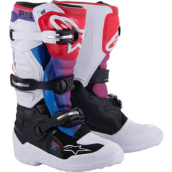 Alpinestars Tech 7S Youth Motocross Boots, black-white-red, Size 39