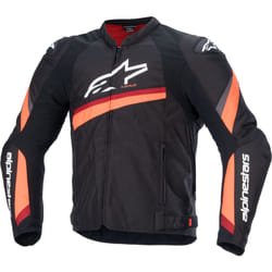 Alpinestars T-GP Plus R V4 Motorcycle Textile Jacket, black-red, Size S for Men