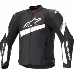 Alpinestars T-GP Plus R V4 Motorcycle Textile Jacket, black-white, Size 4XL for Men