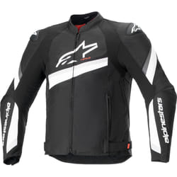 Alpinestars T-GP Plus R V4 Motorcycle Textile Jacket, black-white, Size 4XL for Men