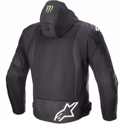 Alpinestars FQ20 Zaca Air Monster Motorcycle Textile Jacket, black-white, Size M for Men