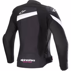 Alpinestars Stella T-GP Plus R v4 Ladies Motorcycle Textile Jacket, black-white, Size 2XL for Women
