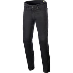 Alpinestars Copper V3 Denim Motorcycle Textile Pants, black, Size 28 for Men