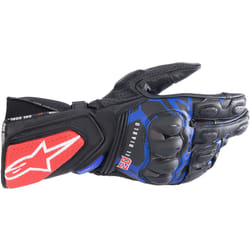 Alpinestars FQ20 SP-8 V3 Monster Motorcycle Gloves, black-red-blue, Size XL for Men