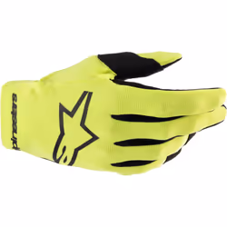 Alpinestars Radar Motocross Gloves, black-yellow, Size XL for Men
