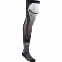 Alpinestars Knee Brace Motocross Socks, black-white, Size S M for Men
