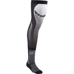 Alpinestars Knee Brace Motocross Socks, black-white, Size S M for Men