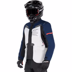 Alpinestars ST-7 2L Gore-Tex waterproof Motorcycle Textile Jacket, grey-blue, Size XL for Men
