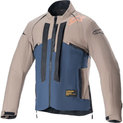 Alpinestars Techdura Motocross Jacket, blue-brown, Size M for Men