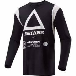 Alpinestars Techdura Motocross Jersey, black, Size L for Men