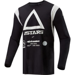Alpinestars Techdura Motocross Jersey, black, Size L for Men