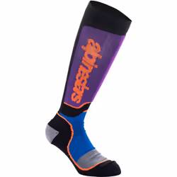 Alpinestars Plus Motocross Socks, black-purple, Size M for Men