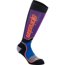 Alpinestars Plus Motocross Socks, black-purple, Size M for Men