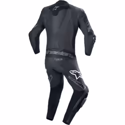 Alpinestars Missile V2 Ward perforated One Piece Motorcycle Leather Suit, black-grey, Size 52 for Men