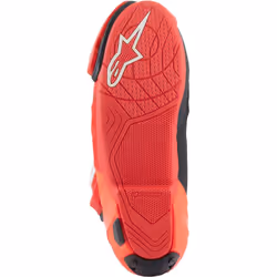 Alpinestars Supertech R Motorcycle Boots, black-white-red, Size 43 for Men