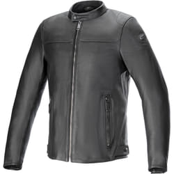 Alpinestars Blacktrack Motorcycle Leather Jacket, Size L for Men