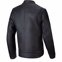 Alpinestars Dyno Motorcycle Leather Jacket, black-white-red, Size XL for Men