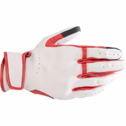 Alpinestars Dyno perforated Motorcycle Gloves, black-white-red, Size 3XL for Men
