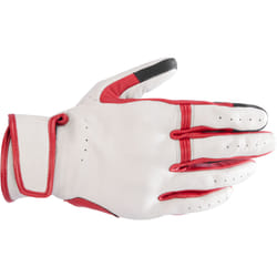Alpinestars Dyno perforated Motorcycle Gloves, black-white-red, Size 3XL for Men