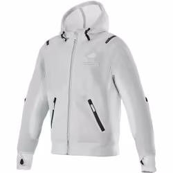 Alpinestars Moflow Air Tech Motorcycle Zip Hoodie, grey, Size XL for Men