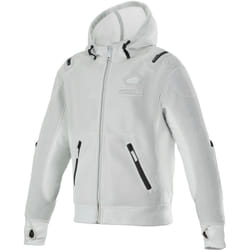 Alpinestars Moflow Air Tech Motorcycle Zip Hoodie, grey, Size 2XL for Men