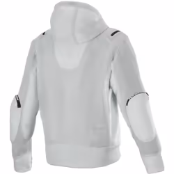 Alpinestars Moflow Air Tech Motorcycle Zip Hoodie, grey, Size 2XL for Men