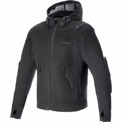 Alpinestars Moflow Air Tech Motorcycle Zip Hoodie, black, Size 2XL for Men