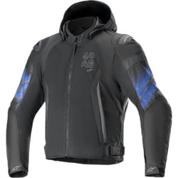 Alpinestars Zaca Air Venom waterproof Motorcycle Textile Jacket, black-blue, Size 4XL for Men