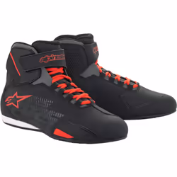 Alpinestars Sektor 2024 Motorcycle Shoes, black-red, Size 42 for Men