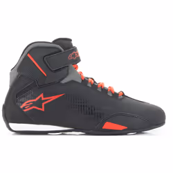 Alpinestars Sektor 2024 Motorcycle Shoes, black-red, Size 42 for Men