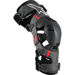 Alpinestars Supertech RK-10 Plasma Knee Braces Black / Red - M