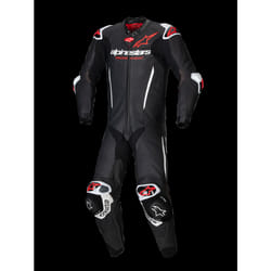 Alpinestars GP-R7 One Piece Leather Suit Black / White / Fluo Red - 54