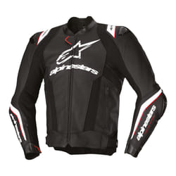 Alpinestars Missile V3 Ignition Leather Jacket Black / White - 58