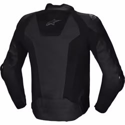Alpinestars Missile V3 Airflow perforated Motorcycle Leather Jacket, black, Size 58 for Men