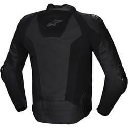 Alpinestars Missile V3 Airflow perforated Motorcycle Leather Jacket, black, Size 60 for Men