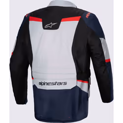 Alpinestars ST-1 waterproof Motorcycle Textile Jacket, black-red-blue, Size XL for Men