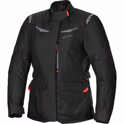 Alpinestars Stella ST-1 waterproof Ladies Motorcycle Textile Jacket, black, Size 2XL for Women