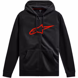 Alpinestars Ageless V3 Zip Hoodie, black-red, Size S for Men