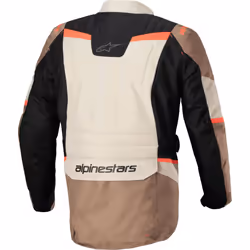 Alpinestars ST-1 waterproof Motorcycle Textile Jacket, black-brown, Size L for Men