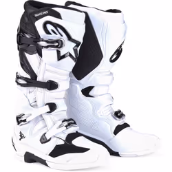 Alpinestars Tech 7 Motocross Boots, black-white, Size 45 46 for Men