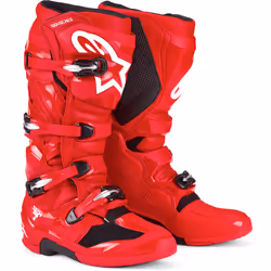 Alpinestars Tech 7 Motocross Boots, red, Size 42 for Men