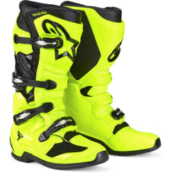 Alpinestars Tech 7 Motocross Boots, black-yellow, Size 45 46 for Men